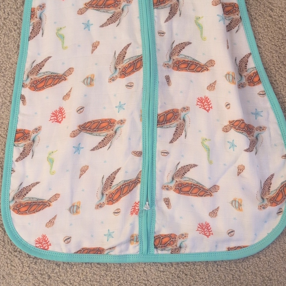 Mies To Go World Of Mies Bamboo & Organic Cotton Ocean Sleep Sack Size 3-6 Month - Picture 5 of 9